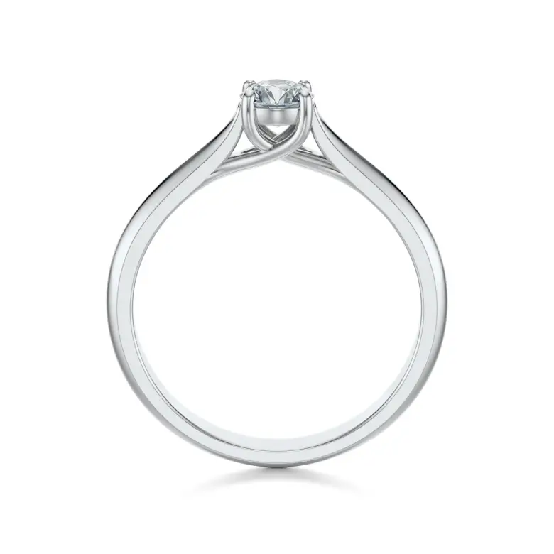 Pierścionek zaręczynowy z brylantem